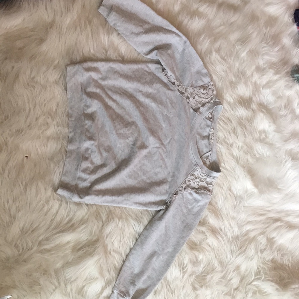A grey, iris Los Angeles shirt.